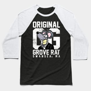 OG GROVE RAT SWANSEA MA DISTRESSED Baseball T-Shirt